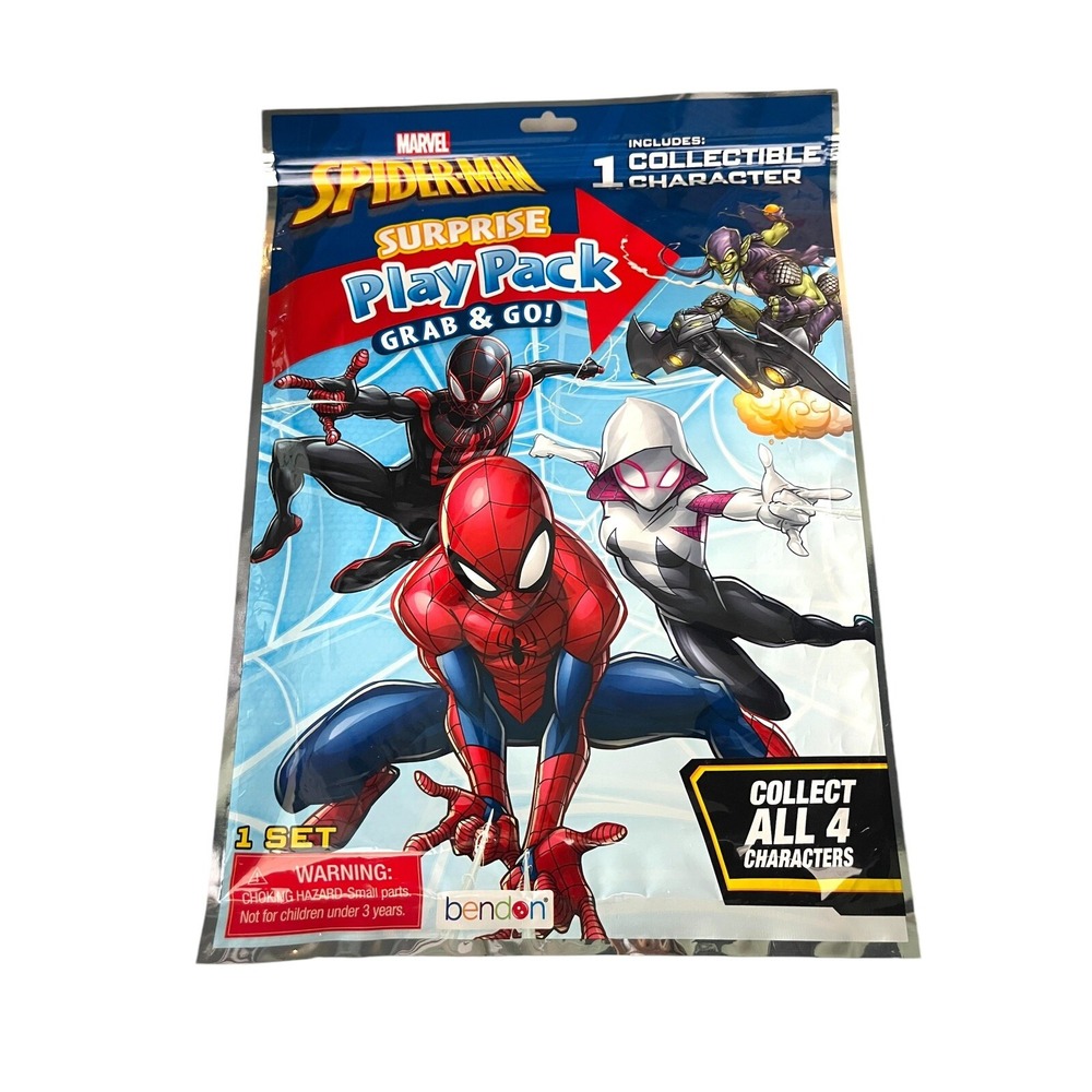 Spiderman Surprise Play Pack Grab N Go Crayons ‎ Coloring Book. Lot of 6